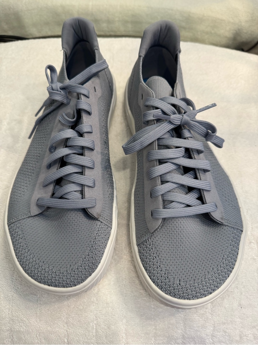 Men's Knit Casual Sneakers - Light Gray